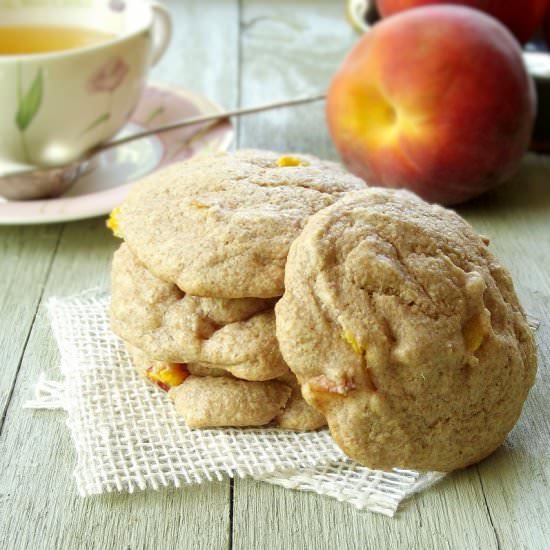 Ginger Peach Scones