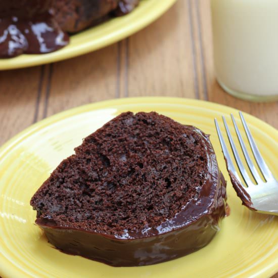 Chocolate Sour Cream Bundt Cake
