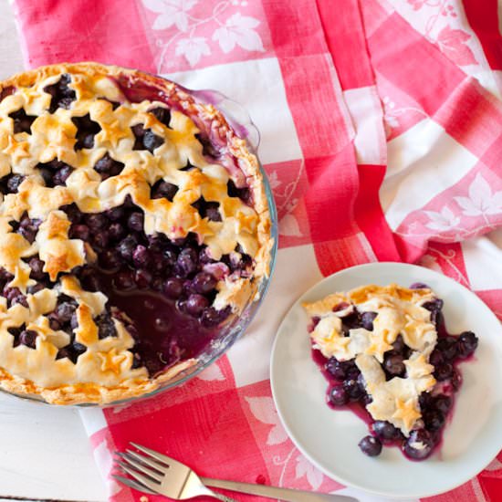 Summer Blueberry Pie