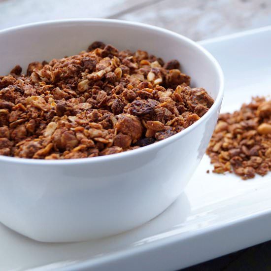 Chocolate Peanut Butter Granola