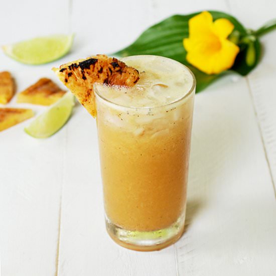 Grilled Pineapple Lime Mocktail