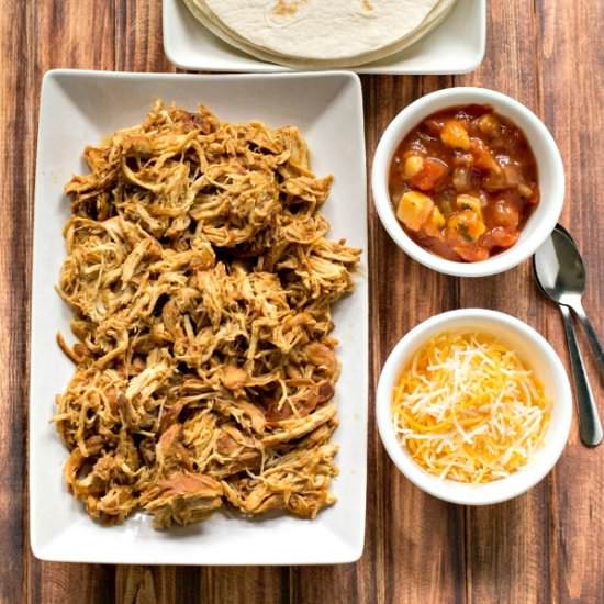 Slow Cooker Peach Chipotle Chicken