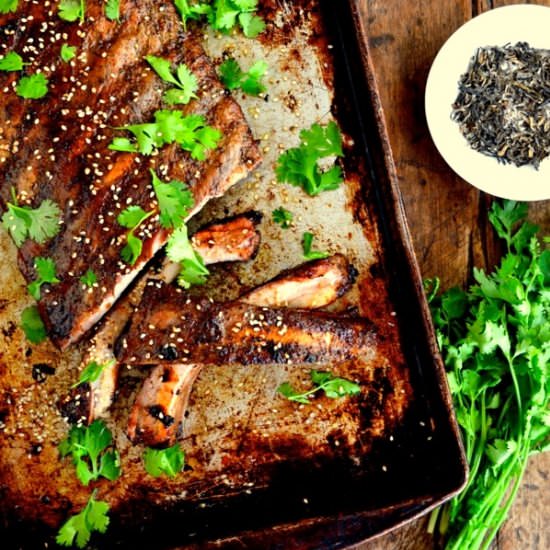Jasmine Tea Rubbed Ribs