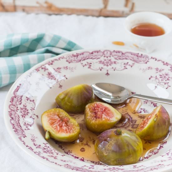 Honey Poached Figs