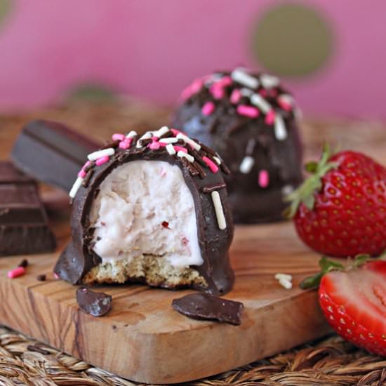 Neapolitan Ice Cream Bonbons