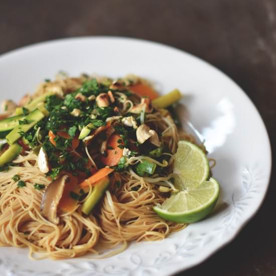 Full-of-veggies noodles