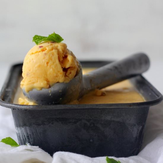 Peaches & Mango Chili Ice Cream