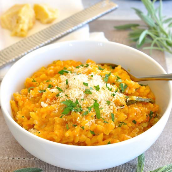 Baked Pumpkin Risotto