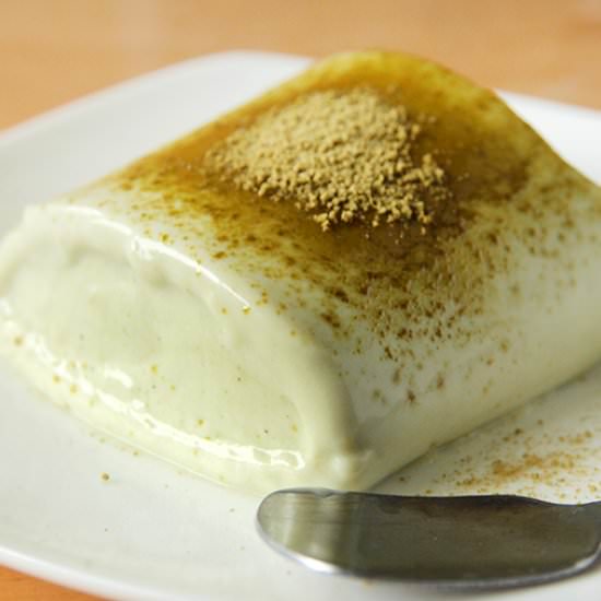 Green tea Panna Cotta