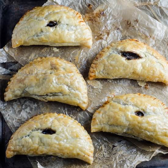 Mushroom & cavolo nero hand pies