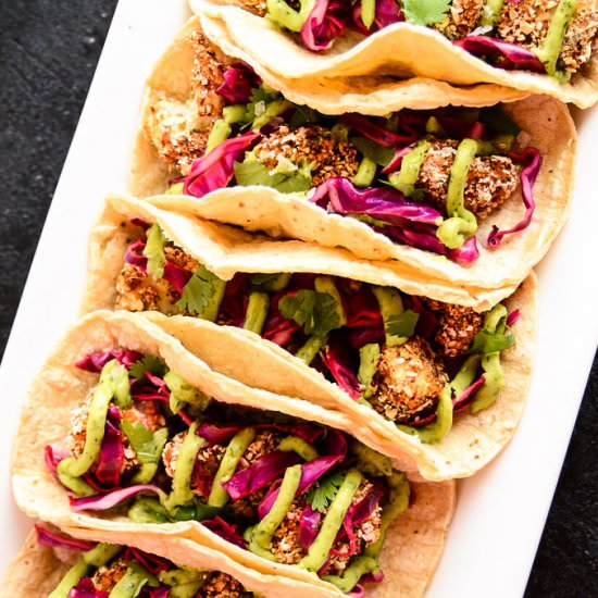 Crispy Cauliflower Tacos