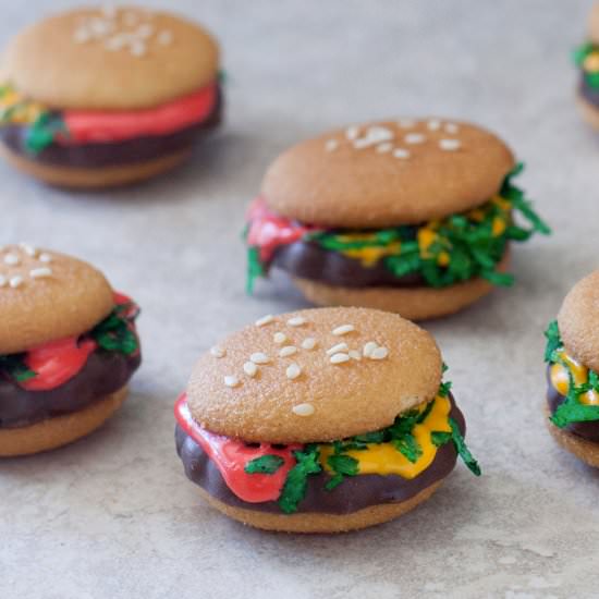 Hamburger cookie