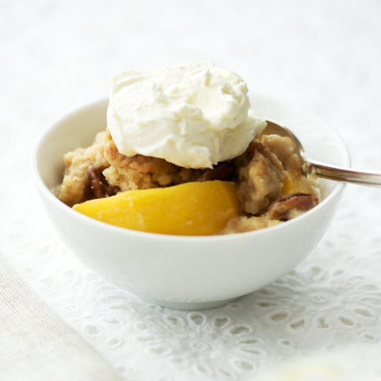Spicy Peach Crumble