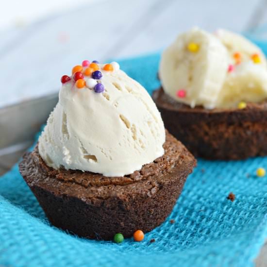Mini Brownie Bowls
