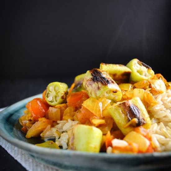 Bhindi Masala (Indian Okra Dish)