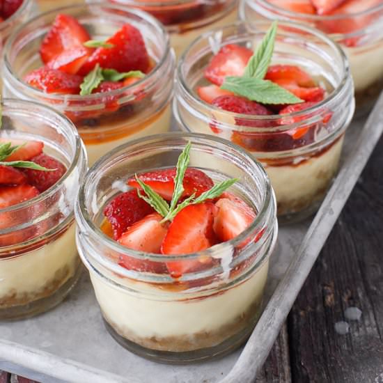 Mini Mascarpone Cheesecakes