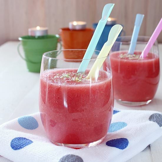 Peach and Tropical Fruit Smoothie
