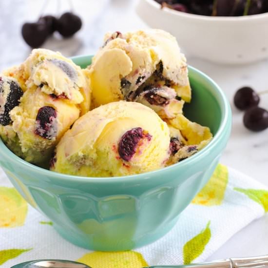Cherry Lemonade Ice Cream