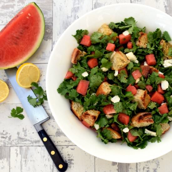 Watermelon & Coriander Salad