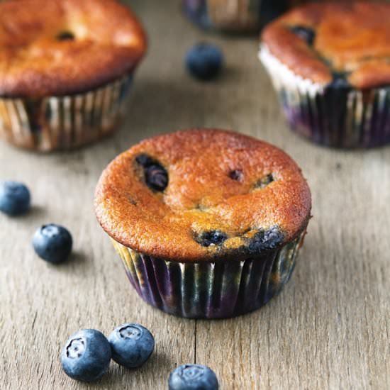 Blueberry Muffins (Vegan and Paleo)