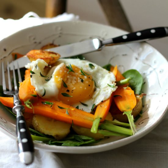 Potaoes and Eggs with Truffles