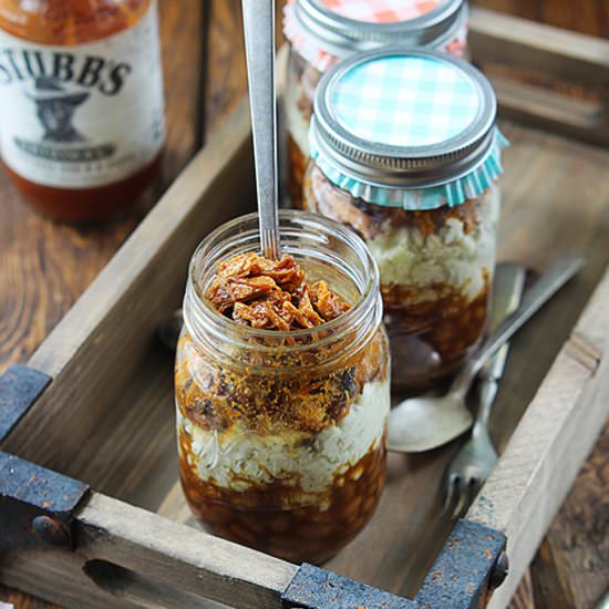 BBQ Mason Jar Parfaits