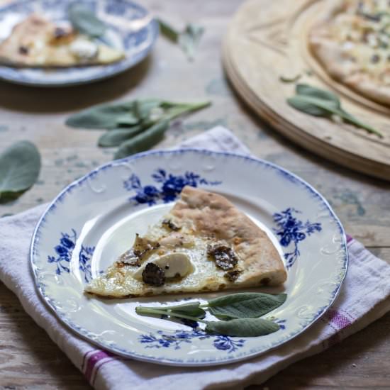 Mascarpone, Truffle & Sage Pizza