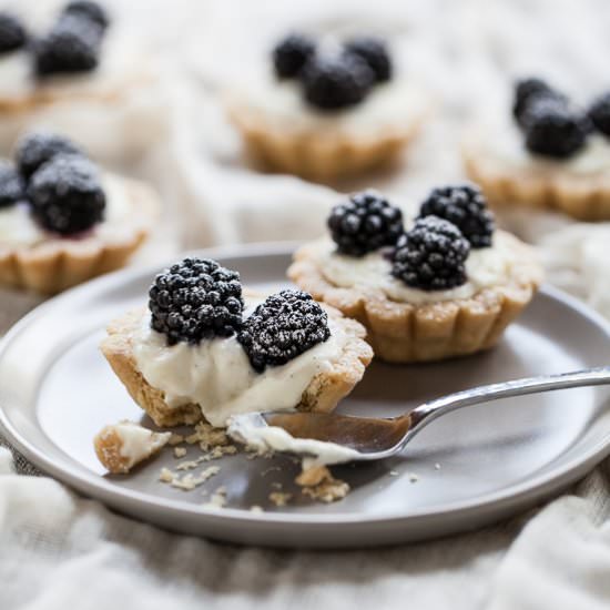 Blackberry Vanilla Bean Tartlets