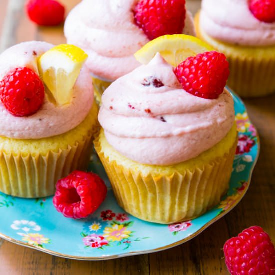 Raspberry Lemon Cupcakes