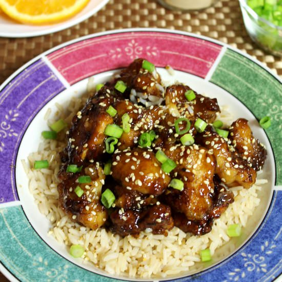 Sesame Chicken & Cauliflower