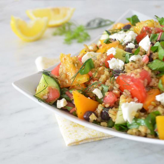 Freekeh Tomato Salad