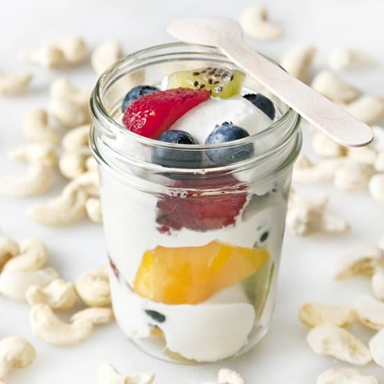 Cashew Cream and Fruit Parfait