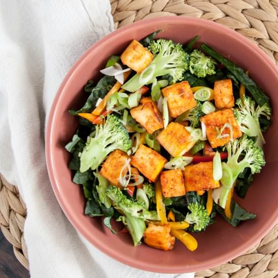 Sweet Chili Tofu Salad