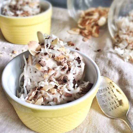 Coconut Dark Choc Banana Ice Cream