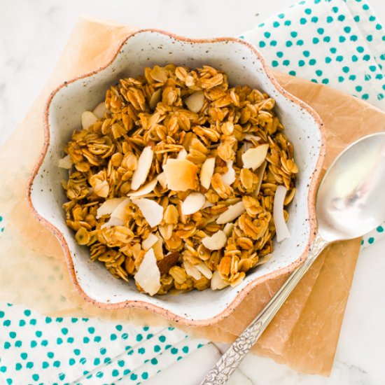 Almond Coconut Chia Seed Granola