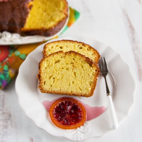Blood Orange and Olive Oil Cake