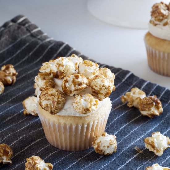 Caramel Corn Cupcakes