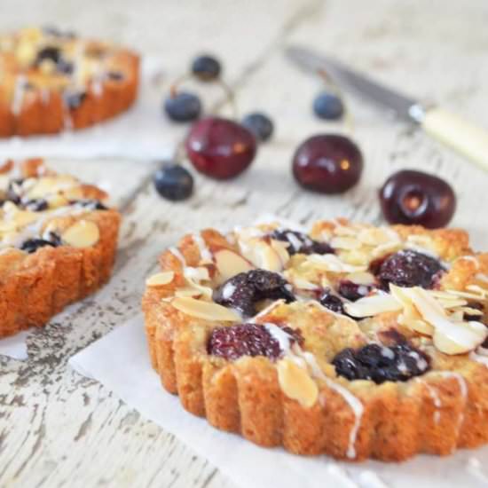 Easy Cherry Tarts Vegan