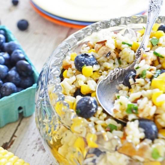Summer Corn and Blueberry Salad