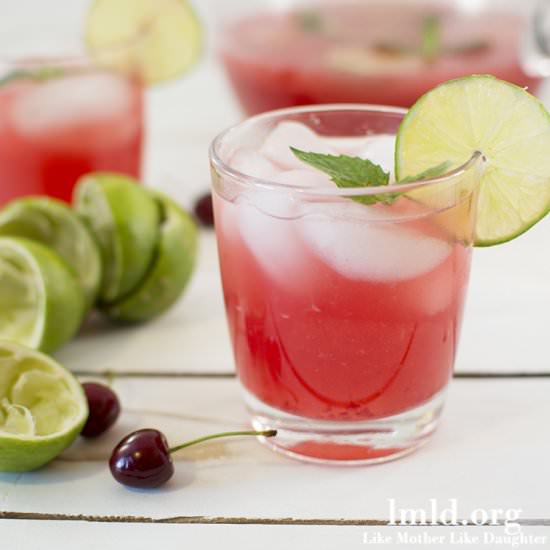 Mint Cherry Limeade