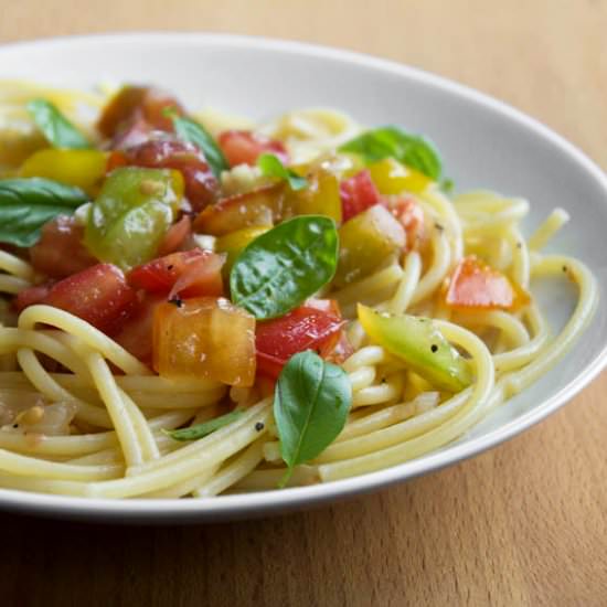 Heirloom Tomato Spaghetti