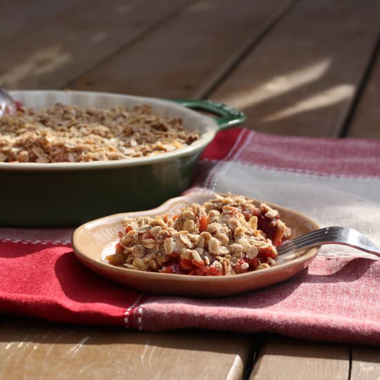 Strawberry Rhubarb Crisp