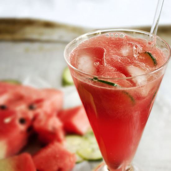 Watermelon-Cucumber Cooler