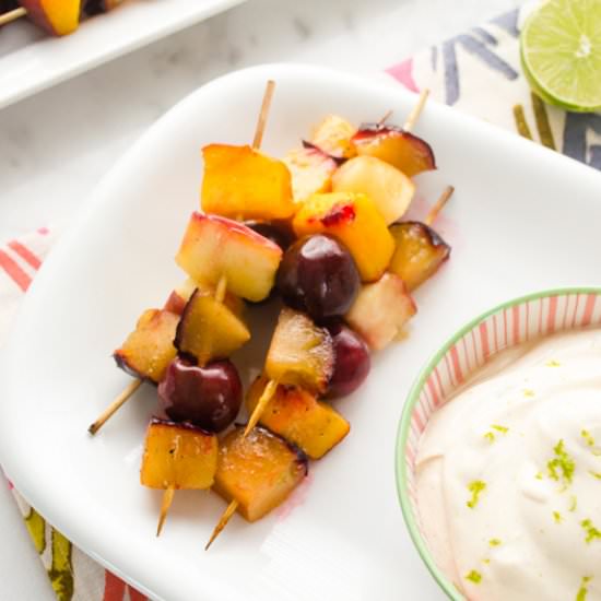 Grilled Fruit Skewers