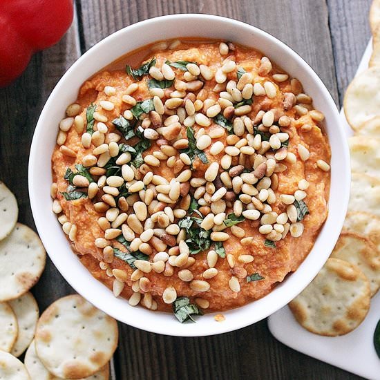 Roasted Red Pepper Hummus