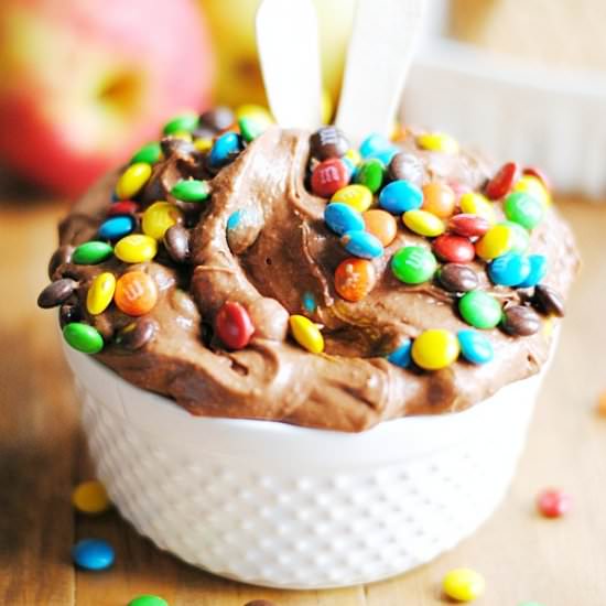 M&M Brownie Batter Dip