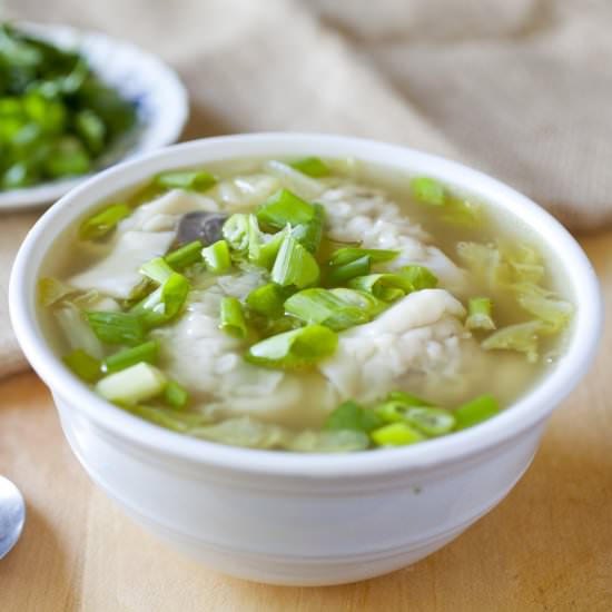 Homemade Wonton Soup
