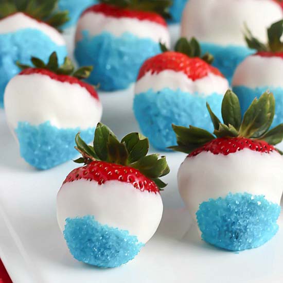 Red, White & Blue Strawberries