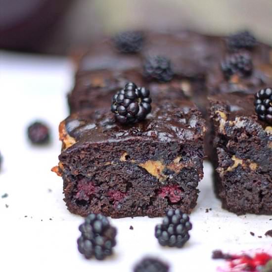 Blackberry brownie