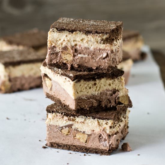 Reese’s Stuffed Ice Cream Sandwich